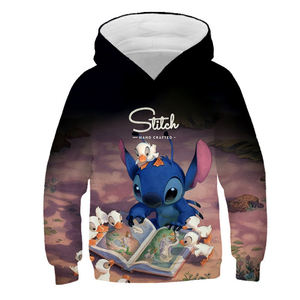 Sudadera con Capucha de Poliéster con Estampado de Dibujos Animados en 3D, Sudadera con Capucha Sublimada Unisex - Product Image 3
