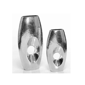 Florero de Aluminio de la Mejor Calidad para Decoración de Interiores, Oficina, Sala de Estar, Acabado de Color Esmaltado Hecho a Mano, Florero de Metal para Piso - Product Image 5