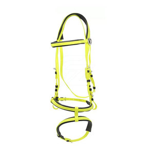 Bridons pour chevaux en cuir de qualité professionnelle - Matériel durable, sangles réglables, couleur/taille personnalisable, impression personnalisée - Product Image 2