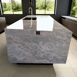 Granit Colombo Juparna moderne de qualité supérieure en vrac avec des finitions polies aiguisées pour les applications de façade de villa et de bâtiment - Product Image 1