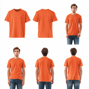 T-shirt d'été à manches courtes pour homme, de haute qualité, léger, col rond, t-shirts pour homme, 100% coton polyester, t-shirts pour homme - Product Image 3