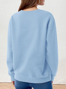 เสื้อสเวตเชิ้ตแขนยาวแบบซิปครึ่งตัว ด้านหน้าปักโลโก้ตามสั่ง สำหรับผู้หญิง มีกระเป๋า ดีไซน์เฉพาะตัว - Product Image 2