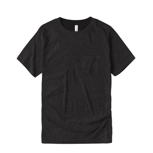 Wholesale Plain Front Pocket T <b>Shirts</b> Next Level Style 100% Combed Cotton Blank Pocket T <b>Shirts</b> Bulk Direct USA - Product Image 4