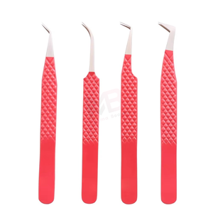 แหนบต่อขนตาแบบมืออาชีพ ด้ามจับดีไซน์ใหม่ ปลายแหลม แหนบสแตนเลสแบบกำหนดเอง - เครื่องมือคุณภาพสูง - Product Image 1