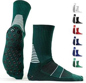 Popular High Quality Winter Knitted Premium Athletic Grip Socks 100% Cotton Athletic Anti-slip <b>Football</b> Men Adult <b>Ankle</b> Bottom - Product Image 4