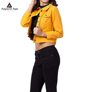 Top Selling Oversized Custom Made Women cropped jeans <b>jacket</b> Latest Design <b>Cheap</b> Price OEM Service Men <b>Winter</b> <b>Jacket</b> - Product Image 5