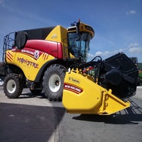 Moissonneuse-batteuse agricole semi-automatique pour riz et ail, moteur diesel, haute productivité