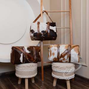 Sac de voyage en cuir véritable sur mesure, grande capacité, durable, style vintage, pour la nuit, vente en gros LHODB-0142 - Product Image 6