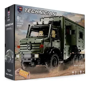 Bloques de Construcción Personalizados de Camioneta Mercedes Benz Unimog, 30 Piezas, Tema de Aviones, Escala 1:8, Juguete para Niños de 13-14 Años - Product Image 2