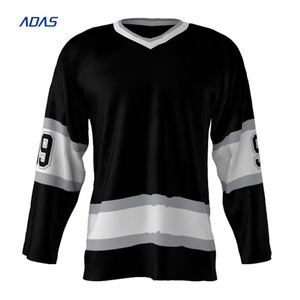 Custom Hockey Jersey Printed Anti-Bacterial Smyl OEM ODM Factory Pro Style Heavyweight Mesh Team Uniform Wholesale Stitched Logo - Product Image 5