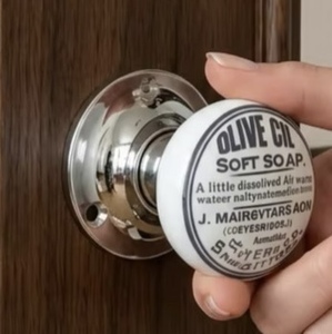 Ceramic Round Cabinet <b>Knob</b> Olive Oil Soft Soap Design Modern Style Durable for Kitchen Wardrobe Furniture Handle - Product Image 5
