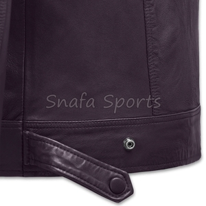 Chaqueta de cuero personalizada de alta calidad para hombre, estilo con cremallera, chaqueta de cuero para hombre en venta a precio de mayoreo. - Product Image 5