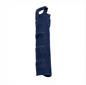 Sac de queue de cheval en néoprène PORTACE ENTERPRISES bleu marine 70x8cm avec sangle réglable et poches pour usage équestre - Product Image 1