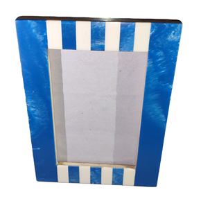 Rajvasant exportación lujo económico MDF resina incrustaciones marco de fotos de madera artesanía antigua vajilla - Product Image 1