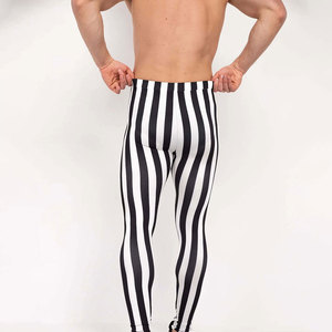 Leggings de compression sans couture pour hommes - Taille élastique, longueur intégrale, séchage rapide et évacuation de l'humidité - Product Image 6
