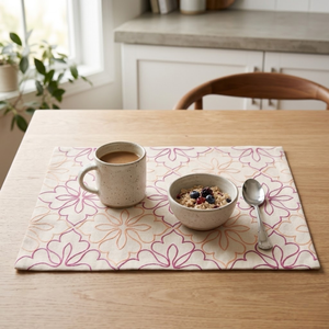 Natural Cotton Table Mat Eco Friendly Reusable Dining <b>Placemat</b> | Durable Washable Kitchen Home Restaurant Wholesale Supply Mats - Product Image 3