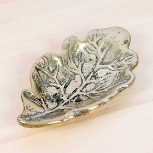 Vintage Style Silver Finished Brass Leaf <b>Plate</b> Decorative Serving Tray Ideal For <b>Snacks</b> Dry Fruits Table Decor Kitchen Use - Product Image 5