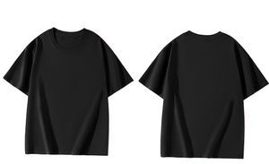 Camiseta de hombre a la moda con cuello redondo y manga corta, 220g, 100% algodón, diseño de logotipo personalizado OEM. - Product Image 5