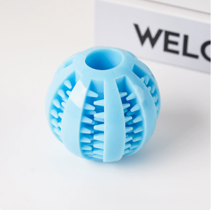 Bola <span class=keywords><strong>Dental</strong></span> de Borracha para Cães 7cm, Bola Flexível e Durável, Previne a Formação de Tártaro, Ajuda na Limpeza dos Dentes, Cores Sortidas - Product Image 3
