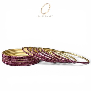 Brazaletes de Lujo con Cristales y Rubíes Rosados de Alta Calidad para Mujer, Acero Inoxidable Antideslustre, Precio al por Mayor - Product Image 3