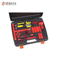 Kit de herramientas de mano de VDE Industrial para vehículo híbrido/eléctrico, 3/8 ", 9-15 Uds., Taiwán