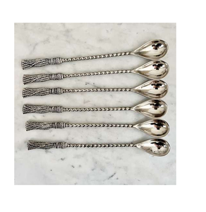 Cuillère de bar en acier inoxydable pour cocktails, tailles personnalisées, outils de bar très demandés, cuillère à mélanger les cocktails en acier - Product Image 6