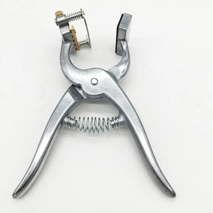 1 unidad Pinza perforadora de orejas para ganado ovino, porcino y canino, de aleación de aluminio, para identificación veterinaria, herramientas y suministros para ganadería - Product Image 3