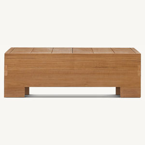Mesa de Centro de Madera de Teca para Sala de Estar, Cafetería, Restaurante u Hotel, con Diseño Moderno para Interiores/Exteriores - Product Image 4