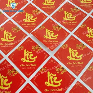 Feuille d'autocollants en papier mat imprimée avec logo sur mesure, étiquette d'emballage de produit, fabricant vietnamien - Product Image 6