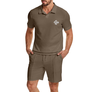 High Quality Men Casual Shorts <b>Sets</b> Wholesale Fashionable Wear Men's Shorts <b>Sets</b> With Pocket InGood Price Breathable Cotton <b>Set</b> - Product Image 1