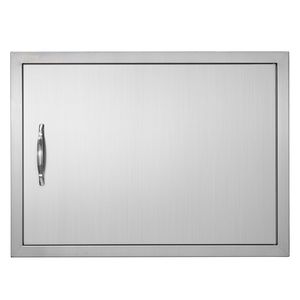 Porta di Accesso BBQ Singola per Cucina Esterna in Acciaio Inox 27W X 20H Pollici, Montaggio a Filo con Maniglia Verticale - Product Image 1