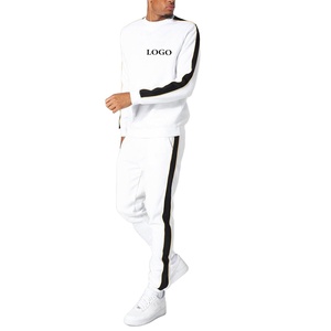 Conjunto de chándal personalizado con etiqueta privada, ropa deportiva en blanco, chándales de entrenamiento de lana, conjunto de dos piezas para hombre, chándal para correr - Product Image 1