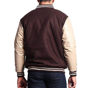 Chaqueta de Cuero Personalizada de Moda, Chaqueta de Cuero para Hombre, Venta al por Mayor a Precio Económico, Chaquetas Varsity para Hombre - Product Image 4