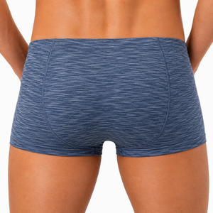 Men's Mid-rise Camouflage Boxer <b>Shorts</b> Breathable Body Shaping Knitted Nylon/Spandex Sports - Product Image 3
