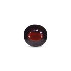 Luxury <b>7</b> Carat Natural Hessonite Gomed Oval Faceted Loose Gemstone for Fine Jewelry - Product Image 1