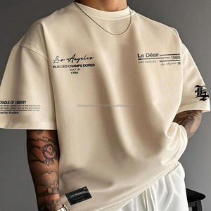 Ropa Urbana Retro de Punto con Letras de Carreras Vintage, Hombros Caídos, Diseño Personalizado con Logotipo OEM ODM para Hombre, Corte Regular, Orgánico - Product Image 3