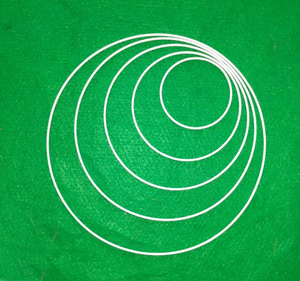 Anneau métallique circulaire de 20 cm de haute qualité pour macramé, attrape-rêves, abat-jour, décorations murales florales faites à la main, artisanat bohème - Product Image 6