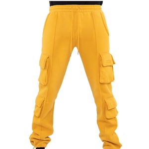 High Quality Men Multi-Pockets <b>Work</b> Wear <b>Trousers</b> Yellow Color Quick Dry Casual Pants Men Style <b>Trouser</b> Tactical Cargo <b>Work</b> Pant - Product Image 1
