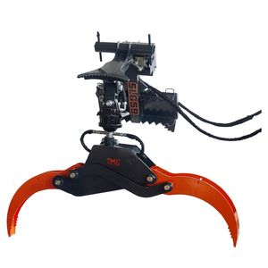 Mini Grapa Giratoria Estilo Toro para Minicargadora, Apertura de 59 Pulgadas, Capacidad de Elevación de 1500 LB, Equipo de Manipulación de 1.5 Toneladas - Product Image 1