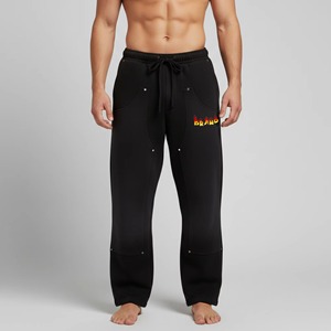 Pantalones Deportivos Personalizados con Logotipo 2026, Pantalones Joggers Holgados Lisos para Hombre, de Algodón y Felpa, para Gimnasio, Deportes y Ejercicio - Product Image 1