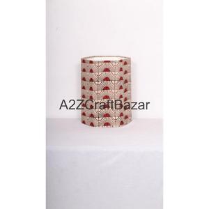 Nouvelle poubelle hexagonale pliable en carton de coton au design tendance, élégante, à ouverture supérieure, taille personnalisée, pour déchets de rue - Product Image 1