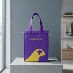 Bolsa Térmica Althea Ecobag, Bolsa de Café con Logotipo Personalizado, Color Personalizado, Bolsa con Cordón de Tela No Tejida, 65 GSM, Spunbond, Reutilizable, Impresión Serigrafiada, Personalizable - Product Image 4
