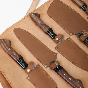Juego de Cuchillos de Chef de Acero de Damasco Hechos a Mano con Diseño de Mango de Micarta y Madera, Cuchillos de Supervivencia y Caza A&M Enterprises - Product Image 2