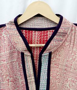 Veste Kantha en gros, faite main, en coton, col mandarin, motif imprimé, manches longues, écologique, respirante, printemps - Product Image 6