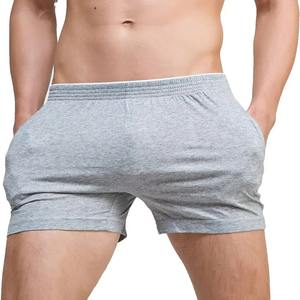 Pantalones Cortos Deportivos para Hombre, de Algodón, para Gimnasio, Entrenamiento, Descanso, con Cintura Elástica, Casuales, Tipo Pijama, con Bolsillos, para Correr y Estar en Casa - Product Image 2