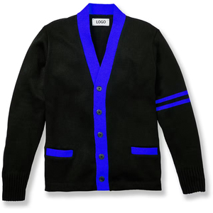 <b>Men</b> Casual Fashion <b>Cardigan</b> Sweater V Neck Button Closure Long Sleeve Knitted Soft Warm Comfortable Business Office Daily Wear - Product Image 4
