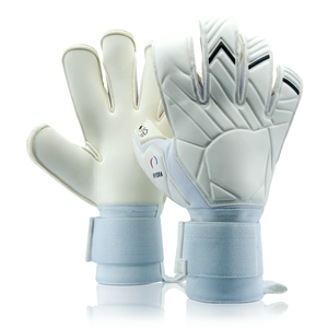 Gants de gardien de but de football unisexes professionnels, latex allemand hybride, doigts plats, fermeture à boucle et crochet, respirants, sécurité en plein air - Product Image 4