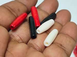 Opaque White Pipe Beads: Premium Milk-White Tubular Spacer Beads for Minimalist Jewelry and Fashion Design - Product Image 4