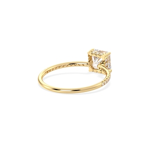 Anillos de Boda de Diamantes Cultivados en Laboratorio HPHT CVD de Oro Sólido de 14K, Precio de Fábrica REYES, Joyería Fina Minimalista para Mujer - Product Image 6