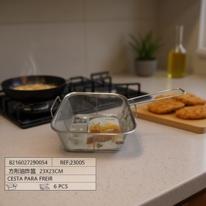 Panier de friteuse électrique carré de 23 cm pour la cuisson – Essentiels de cuisine - Product Image 2